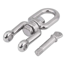Grillo girevole Dispositivo di grillo rotante per ancoraggio a scatto in acciaio inossidabile 304 resistente all'anello girevole per sollevamento(10mm)