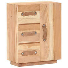 vidaXL Credenza Madia Mobile Armadietto Armadio Mobiletto Alto Portaoggetti Cassa Cassapanca Mobili 60x30x75 cm in Legno Massello di Recupero