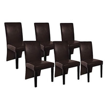 vidaXL SEDIE Cucina Pranzo E Soggiorno Ecopelle Caffe', 6 Pezzi SEDIE Design Moderno