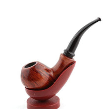 Set per fumatori Briar Staccionata staccabile realizzata a mano in legno massello con manico curvo
