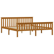 FAMIROSA Giroletto con 2 Cassetti Marrone Miele Legno di Pino 180x200 cm-0533