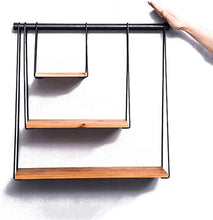 Una partizione specifica Grafico Formato di Riferimento Industriale Moderna Rack Decorativo Bookshelf Rettangolare Mensola in Camera da Letto Creativa Muro di Ferro Legno
