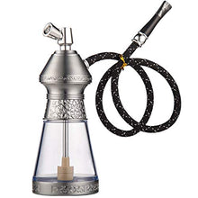 GSYH Creativo Shisha, Filtro Fumare Narghilè Fumo Tubo di Acqua per Il Partito Family Dining,Nero