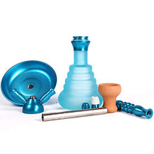 GSYH Alluminio Hookah Set, 55cm Shisha Tubi Completi Fumatori Tubo di Acqua per Il Partito di Sala,Nero
