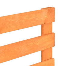 SKM Giroletto in Pallet Marrone Legno Massello di Pino 120x200 cm (36.85kg)