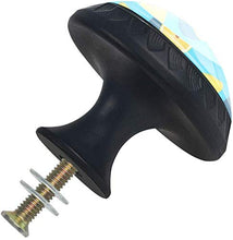 Estate Giallo Limone Modello Blu Pomelli per Porta Set di 4 Pomelli per Mobili Manopole per Cassetti Cucina Armadio Vetro