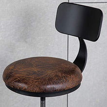 Sgabello Contatore Metallico - Sedie Sgabello Girevole con Schiena,Pub Cucina Contatore Altezza,Telaio Metallico Footrest - Sedia da Bar in Ferro Rustic Farmhouse Wrought