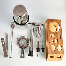 YLJB Strumenti per La Preparazione di Cocktail Agitatore da Cocktail 10 Pezzi Set in Acciaio Inox in Acciaio Inox Trapezoidale Boston Boston Shaker Bartender Kit Versatore per Compleanno Misurazione