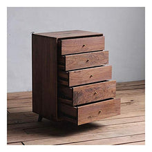 QJL_ANA Moderna Semplicità Cassettiera legno cassettiera bagagli stile nordico Solido Gabinetto Piccolo appartamento composto da soggiorno Mobili (Dimensione: 60X40x90cm) Soggiorno camera da letto cas
