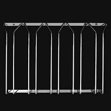 Negozio Hanks' Supporto di Vetro di Vino, Cinque File di Acciaio Steelglass Holde, Dimensione: 34 * 49 * 54 Centimetri