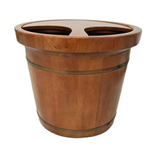 NUBAOgy Vasca Da Pedicure In Rovere, Pediluvio Per Uso Domestico, Secchio Per Piedi Al Vapore, Vaschetta Per Pedicure, Secchio Di Schiuma, Vasca Per Pediluvio, Regalo Per Assistenza Sanitaria Di Mezza