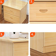WALNUTA Tutto in Legno massello Comodino Moderno e Minimalista Piccolo Armadio, Semplice mensola Domestica Mini armadietto Camera da Letto armadietto