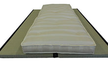 Vivere Zen - Futon Pouff - Divano Letto 11 cm (4 Strati Cotone) - Futon Pouff Greggio 120x195 cm