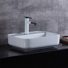XIAOLULU Lavabo in Ceramica Ovale Bianco Bagno Lavabo da appoggio in Ceramica Lavabo Hotel Bagno Piazza Art Bacino Lavabo Lavabo WC (Color : White, Size : 50x40x13.5cm)