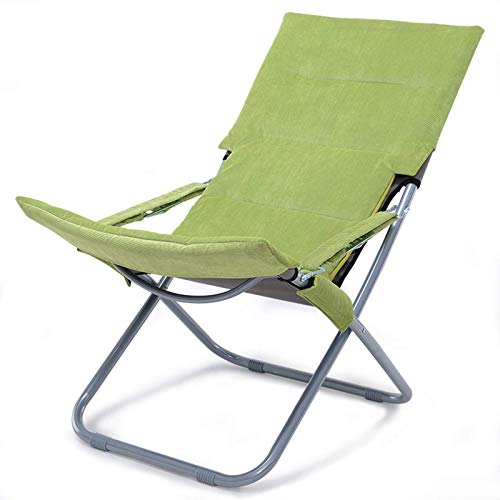 BJH Lettini Prendisole Pieghevole Patio Sedia a Sdraio Giardino Esterno Ufficio Spiaggia reclinabile Sedia Portatile Supporta 160 kg Sedia Pieghevole Universale Quattro Stagioni, d