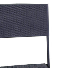 Vacchetti Giuseppe Set Giardino Tavolo e Sedie Pieghevoli, in Rattan e Alluminio, Marrone, per Balcone e Esterno