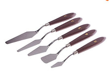 SaySure - 5Pcs/Set Stainless Steel Spatula Artist Oil Painting Palette Knife