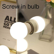 HFFFHA Specchio Hollywood Grande con luci Specchio da toeletta con Funzione dimmer Specchio da Trucco Illuminato con LED sostituibile