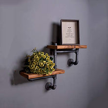 LYM &ripiano di stoccaggio Mensole a Muro, Industriale del Vento del Tubo Rack trapezoidale Shelf Soggiorno Wall Hanging Shelf Scaffale Decorativi Libreria Mensola Scaffale di Finitura