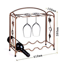 ACUIPP Controsoffitto Multifunzione 4 Bottiglie Bottiglie Del Vino Display Del Vino da Appoio Del Ferro da Appoio Del Ferro da Appoio Del Vetro Del Contenitore Del Vetro Di Vetro Moderno Design Minim