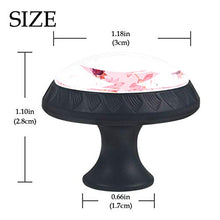 Set di 4 maniglie rotonde per armadio da cucina, credenza, cassettiera, cassettiera, con viti, per cucina, comò, armadio, bagno, armadio, fenicottero rosa