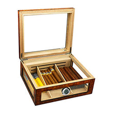 Scatola Per Sigari Humidor Con Umidificatore - Humidor Con Igrometro Digitale - Humidor Desktop