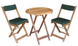 Set da Balcone Creta in Acacia compresi Cuscini Brema 905