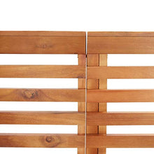 BIGTO - Panca angolare per esterni, in legno di acacia massiccio, 140 x 100 x 91 cm