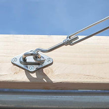 Gwgbxx Silver Heavy Sun Base Sail Hook Installazione Completa Hardware Kit di Vele Anti-ruggine per Tenda per Esterni Gancio
