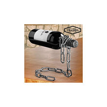 Summum Sommelier Portabottiglie Catena Galleggiante, Metallo, Nero, 14.5 x 21 x 21 cm