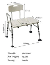 JTKDL Sgabello da Doccia/Panca/Sedile da Bagno | Altezze Regolabili | Alluminio Leggero - Diversi Modelli