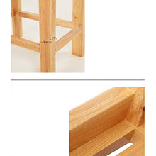 MGMDIAN Sgabello da Bagno Sgabello in Legno massello di Cedro Panca di Legno Sgabello Lavare Sgabello Quadrato Sgabello da Bagno Sgabello Accessori da Bagno
