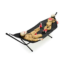 Fatboy® Headdemock Amaca da Esterno con Supporto per Giardino/terrazzo Nero | Amaca Dondolo Matrimoniale per 2 Persone | 270 x 138 cm