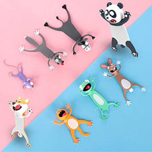 ASFD Creativo 3D Tridimensionale Animale Divertente Simpatico Animale Domestico segnalibro Cartone Animato Animale Geco