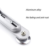 BIN Office Desk Divisore Morsetto Supporto Schermo Mobile Lega di Alluminio Mobile Piedi a mensola Equilibrio Schermo Piedi Schermo Fisso,Argento