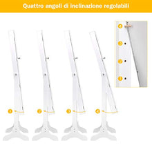 COSTWAY Armadietto Portagioie Specchio per Gioielli, Specchiera da Terra, Figura Intera, 160x45x37cm
