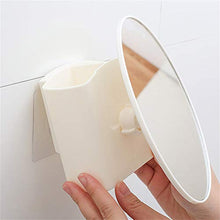 SACKDERTY Specchio per Il Trucco Rotondo, Specchio da Bagno con Scatola portaoggetti, Specchio per Il Trucco per Bagno, Camera da Letto, Soggiorno e dormitorio