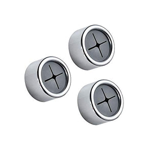 DXIA Set di 3 Ganci Autoadesivi per Asciugamani, Premium Rotondo Gancio, Porta Asciugamani, Porta Strofinacci, Da Parete, Autoadesivo, Senza Fori, Gancio Portasciugamani per Bagno, Cucina e Famiglia