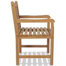 vidaXL 2X Legno di Teak Sedie da Giardino con Braccioli Seggiole da Esterno