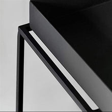 FEANG Tavolo da Comodino Industriale Industriale Moderno tavolino da Tavolo da tavola Laterale Comodino per Soggiorno Camera da Letto Piccolo Spazio