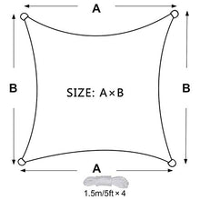 JYYnet Vela Ombreggiante, Vela Parasole Quadrata Tenda a Vela Impermeabile Protezione Raggi UV Vela Tenda per Giardino Terrazza Campeggio (3×3m, Sabbia)