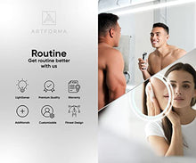FORAM Personalizza Controluce specchio per bagno con luce LED - 100x70cm - su Misura - moderno specchi con illuminazione, retroilluminato L15