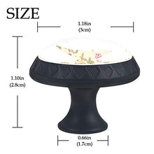 Bouquet di rose 4 PCS Pomelli per Porta, Pomolo per Mobile, Pomelli per Mobili con Viti, Maniglia per Armadietto, Pomelli per Porta, Pomelli per Cassetti per Porta, Armadio, Cassetto e Credenza