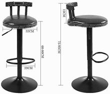 JUANxiao Sgabello da Bar retrò Sedia da Bar in Legno Americano Seggiovia Girevole e sedie Sgabelli Alti Sedia da Bar Opzionale PU Multicolore (Colore: # 1)