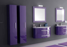 Bagno Italia Arredo Bagno 100 cm lavabo specchio incluso mobile sospeso moderno in 30 colori Mobili l