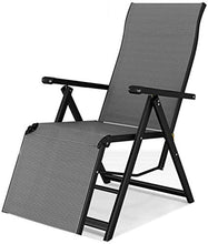 CDFCB Pieghevole Sun Lounger Garden Sedia Pieghevole Lounge Sedia Sole Sedia Sole Giardino Pranzo Break Office Siesta Sedia Regolabile Schienale Balcone Sedia da Spiaggia pieghevol
