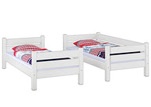 Erst-Holz Letto a Castello Bianco Anche per Adulti 80X200 nicchia 80cm divisibile 60.16-08WT80