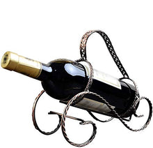 Leifeng Tower Classico Wine Rack Ferro Battuto Materiale, Rattan, Bottigliera, Insieme del Vino Wine Rack (Color : Bronze)