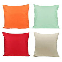XJ Impermeabile Giardino Cuscino per mobili di Canna Cuscini di Seduta panchina Arancia 45 x 45