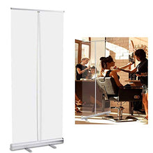 KMILE Partizioni Roll Roll Up Sneeze Schermo, Protezione Protezione, Schermo, distanziamento Sociale, Salone, Ristorante, Pub, divisori per Unghie per Unghie (Size : 100x200cm(39.4x78.7in))